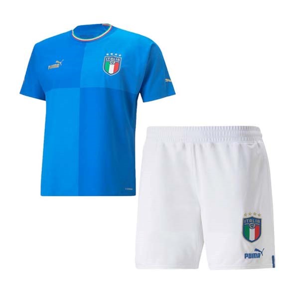 Camiseta Italia Replica Primera Ropa Niño 2022 Azul